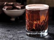 Salted Dark Chocolate Bourbon Cocktail