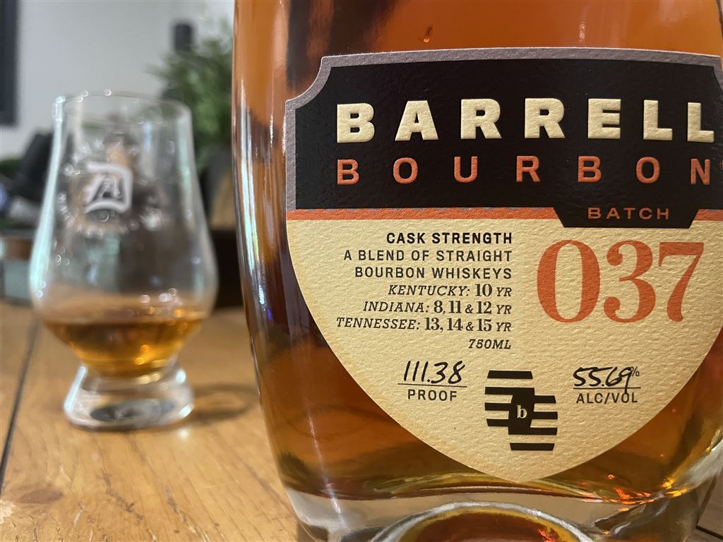 Barrell Bourbon Batch 037 Label