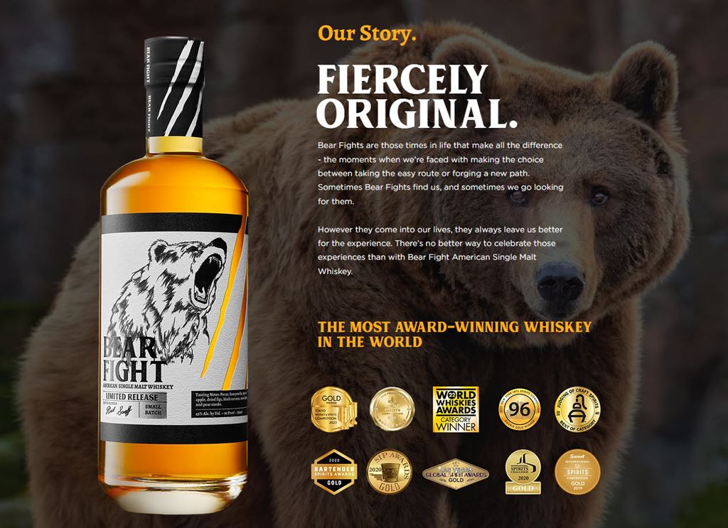 Bear Fight American Single Malt Whiskey