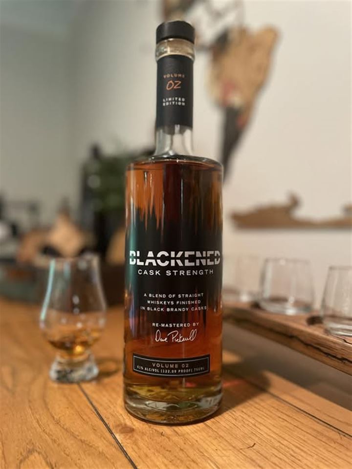 Blackened Cask Strength Whiskey Black Brandy Cask Finish Volume 02