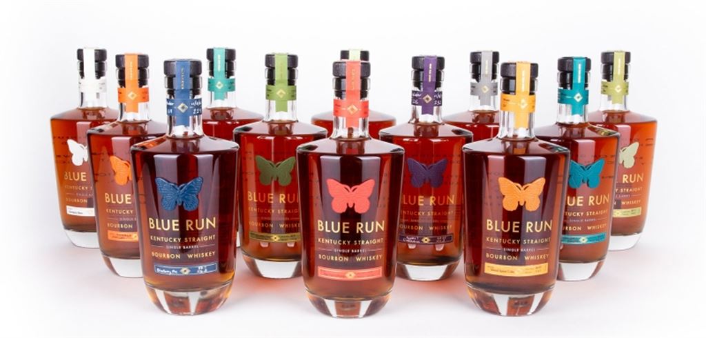 Blue Run Craft Spirits Bottles