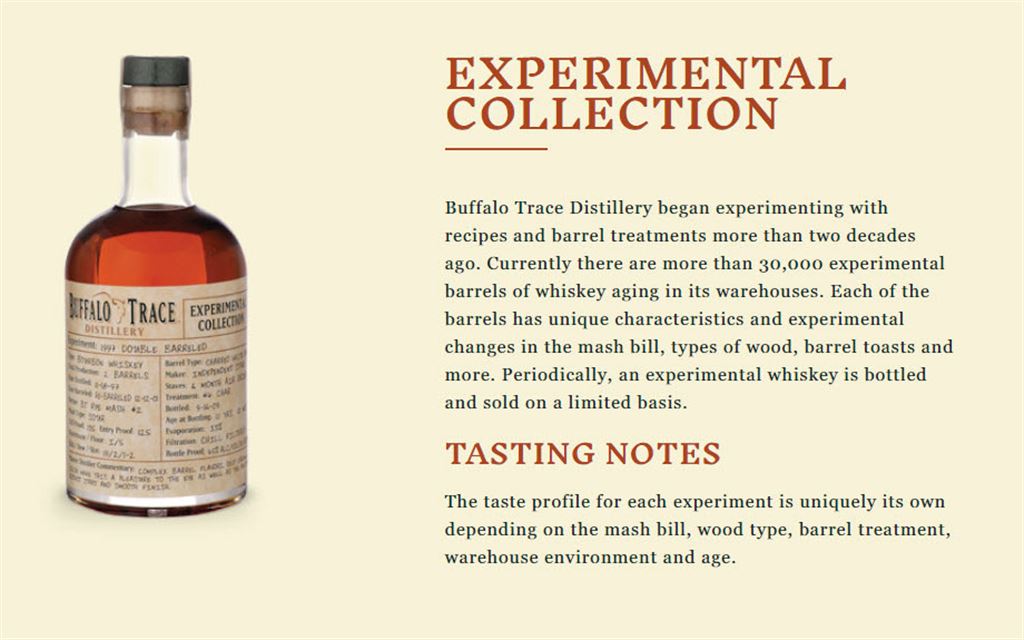 Buffalo Trace Distillery Experimental Collection