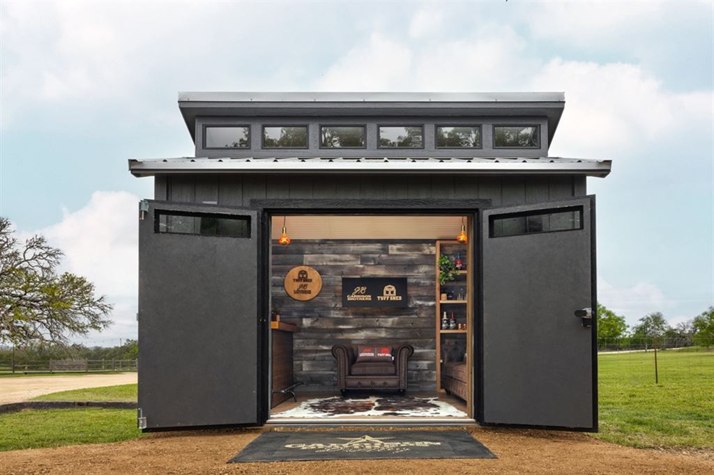 Garrison Brothers and Tuff Shed Team Up to Create a Backyard Bourbon Barn