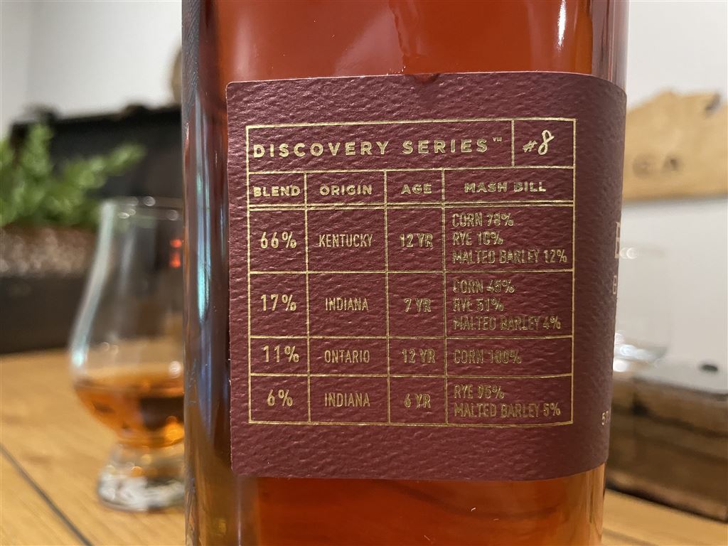 Label of Bardstown Bourbon Company Discovery Series #8