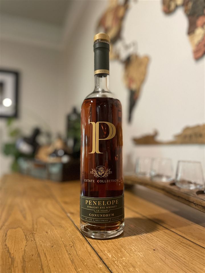 Penelope Conundrum 12 Year Straight Rye Whiskey