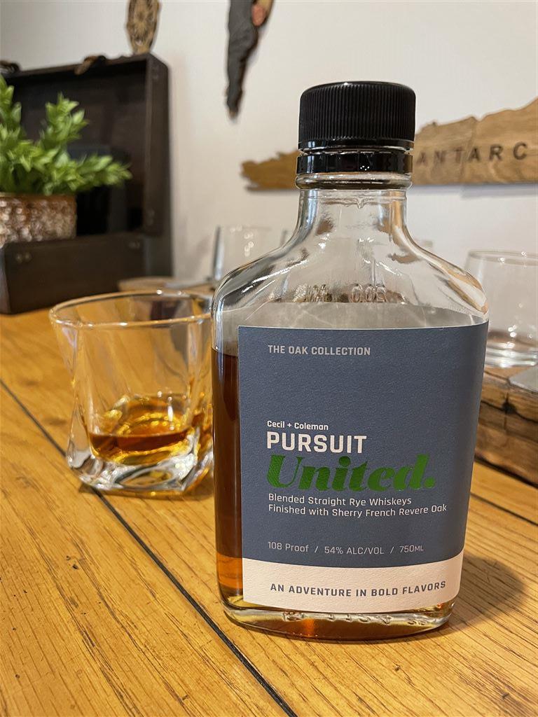 Pursuit United Blended Straight Rye Finished with Sherry French Reserve Oak