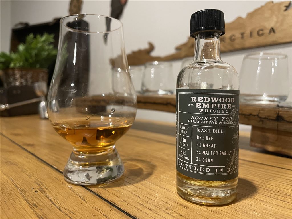 Redwood Empire Rocket Top Straight Rye Whiskey Review