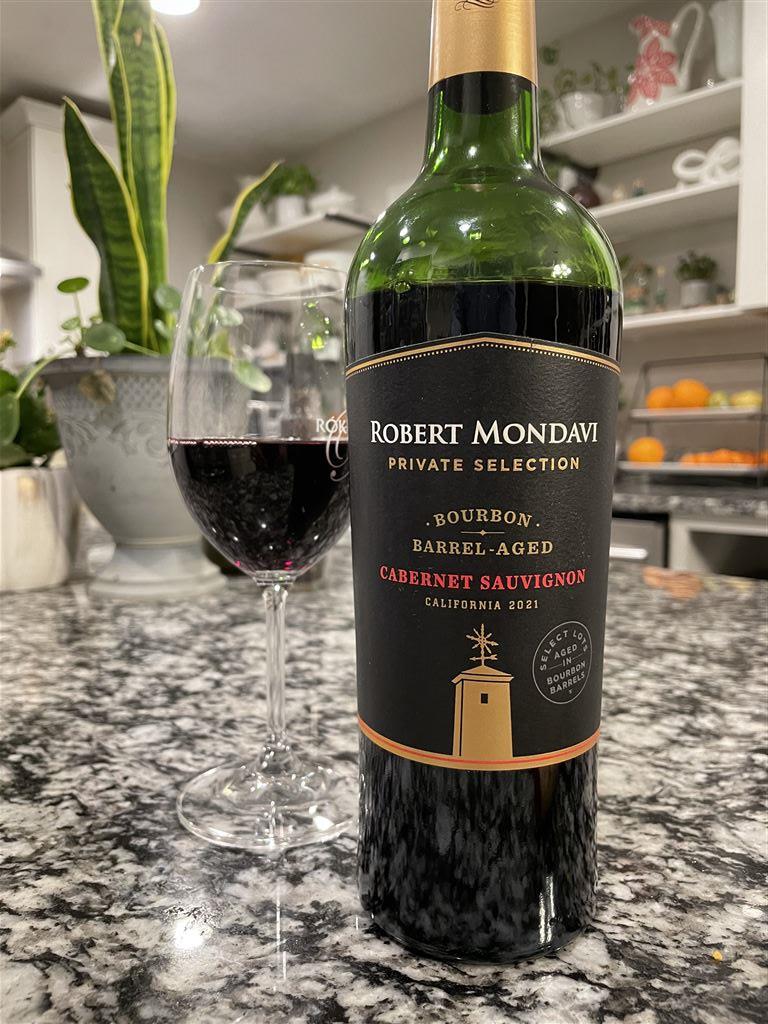 Review of Robert Mondavi Private Selection Bourbon Barrel Aged Cabernet Red Wine