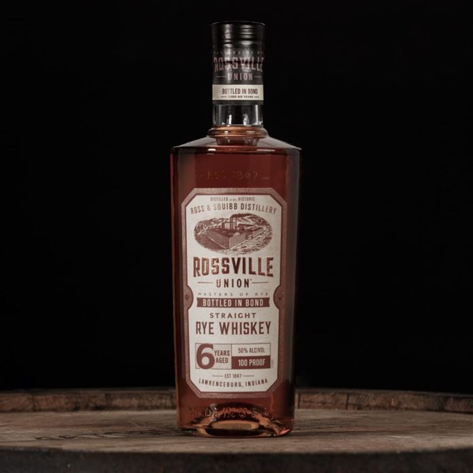 Rossville Union Bottled in Bond Straight Rye Whiskey