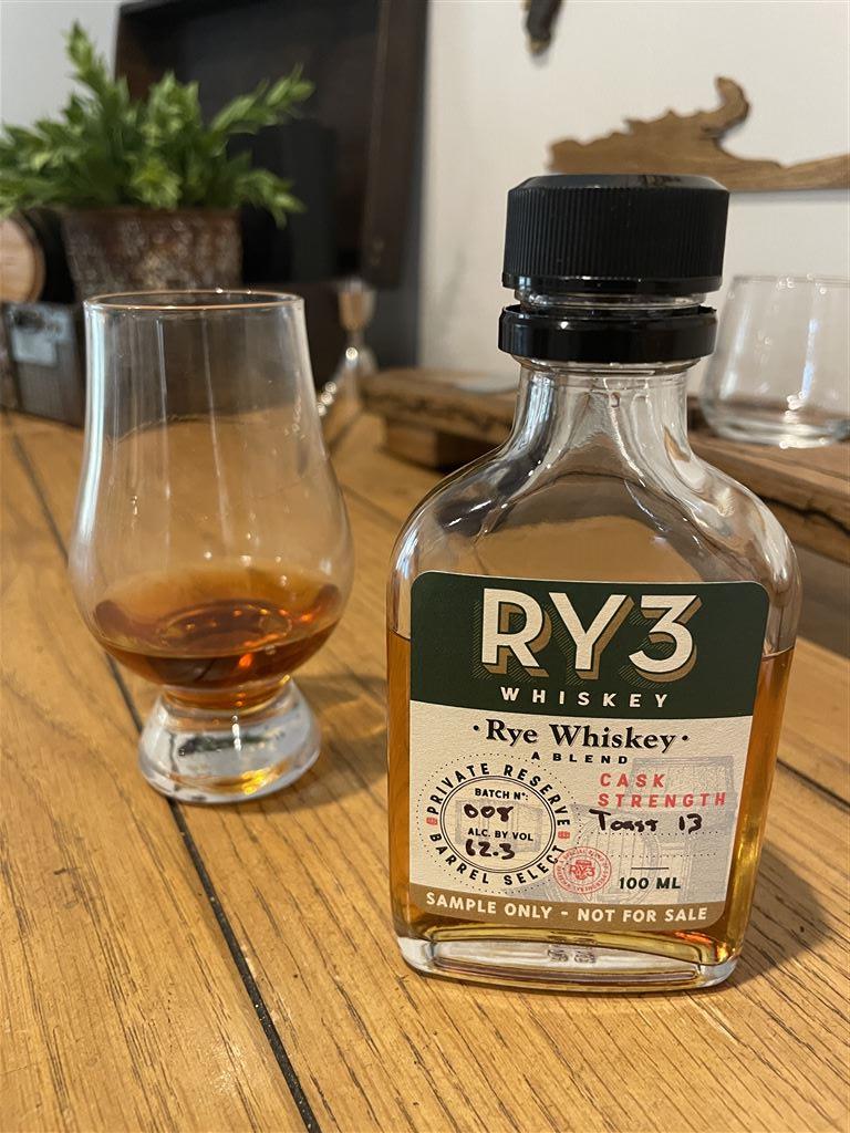 Ry3 Cask Strength Rye Toasted