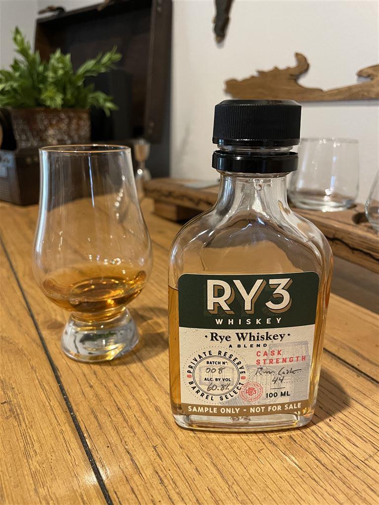 Ry3 Whiskey Cask Strength Rum Cask Finish Rye