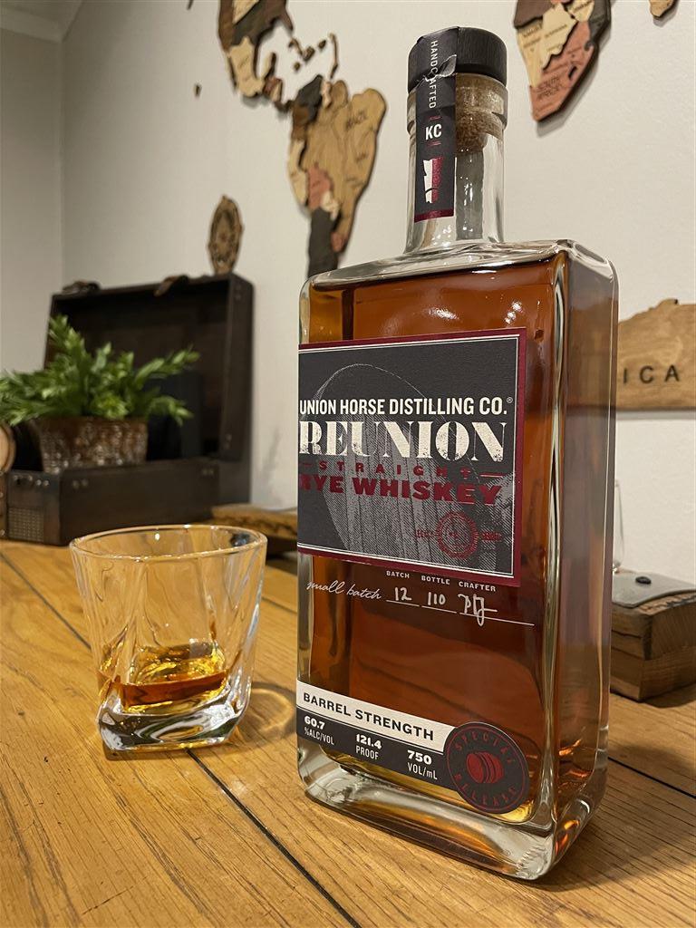 Union Horse Distilling Co. Reunion Straight Rye Whiskey Review